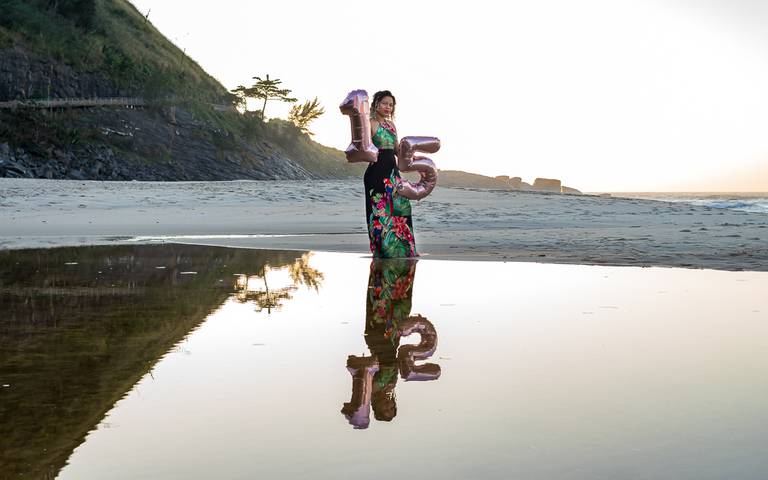 Ensaio fotográfico da debutante 