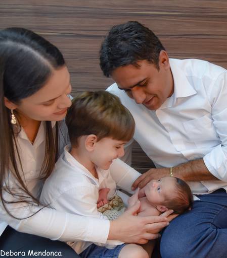 Ensaio newborn foto família