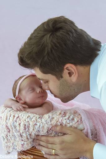 Ensaio newborn com os pais