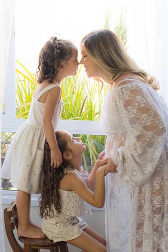 ensaio gestante estúdio