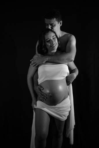 Ensaio gestante estúdio