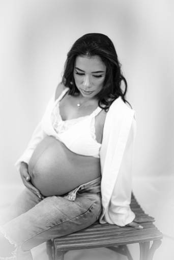 Ensaio gestante estúdio
