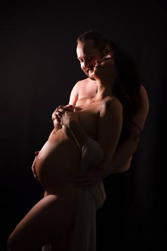 ensaio gestante estúdio