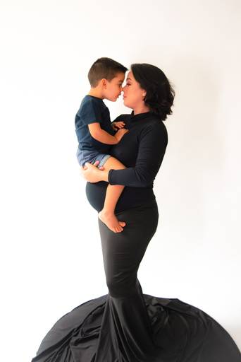 ensaio gestante estúdio