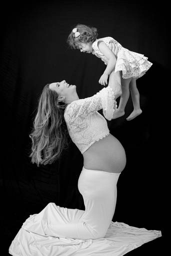 ensaio gestante estúdio