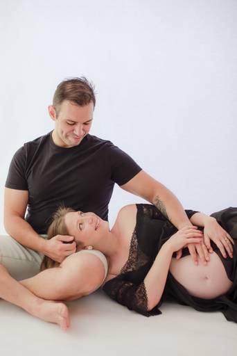 Ensaio gestante estúdio esperando Helena Ensaio gestante estúdio