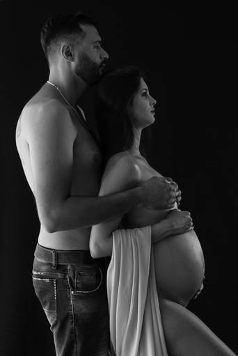 ensaio gestante estúdio