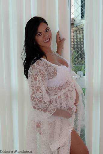 Ensaio gestante estúdio