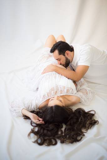 Ensaio gestante a espera da Luna