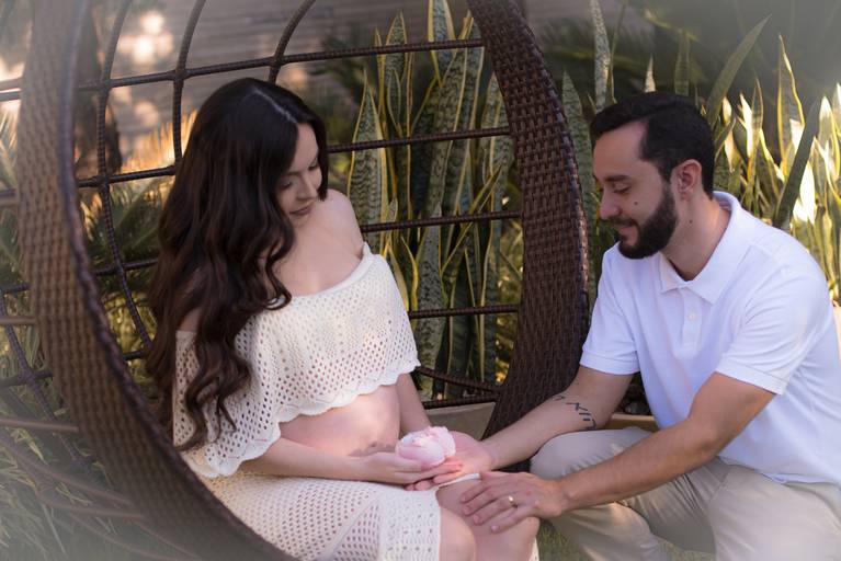 ensaio gestante externo a espera da Manoela