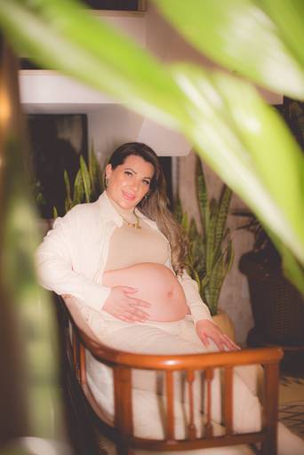 ensaio gestante estúdio