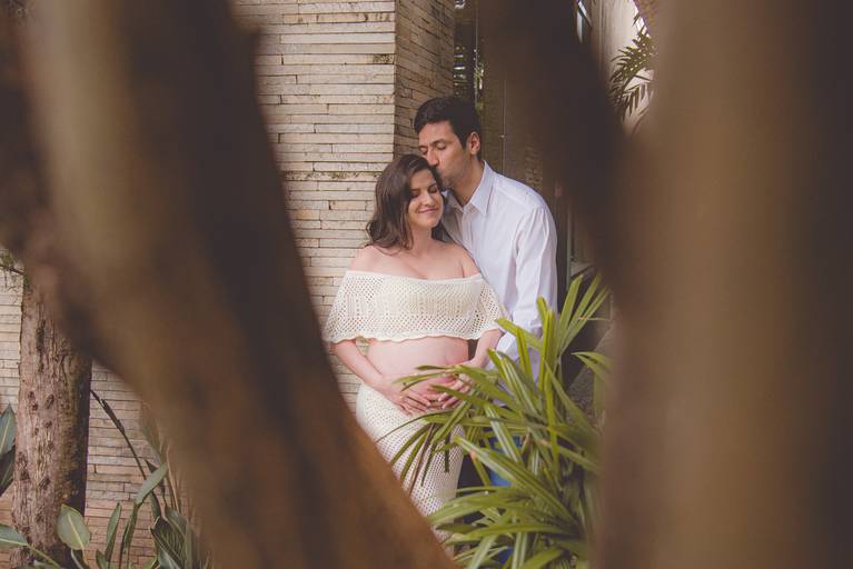 Ensaio gestante externo