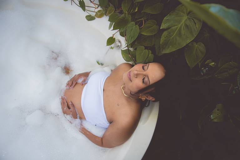 Ensaio gestante externo a espera do Mateus