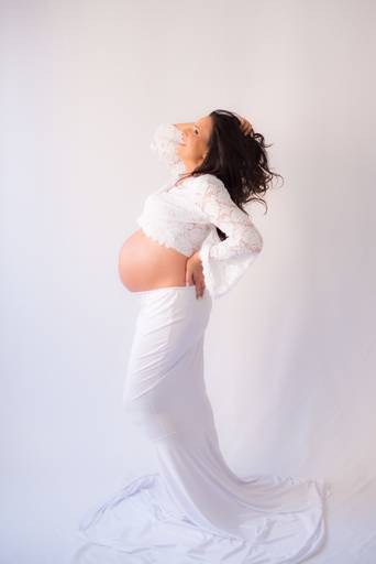 ensaio gestante estúdio