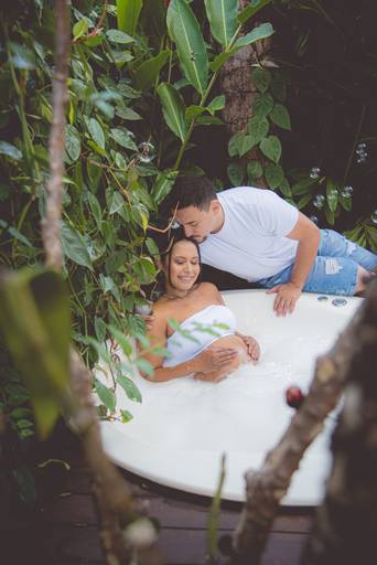 Ensaio gestante externo a espera do Mateus