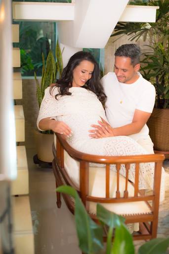 ensaio gestante estúdio