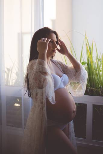 ensaio gestante estúdio