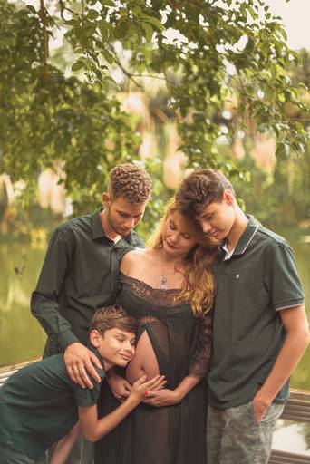 Ensaio gestante cabanas encantadas