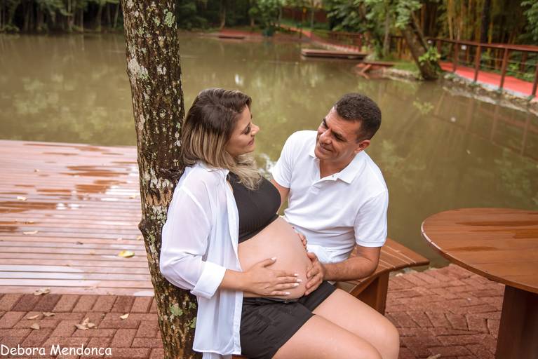 Ensaio gestante externo