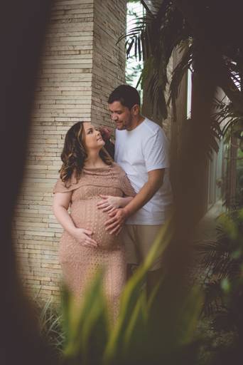 Ensaio gestante externo