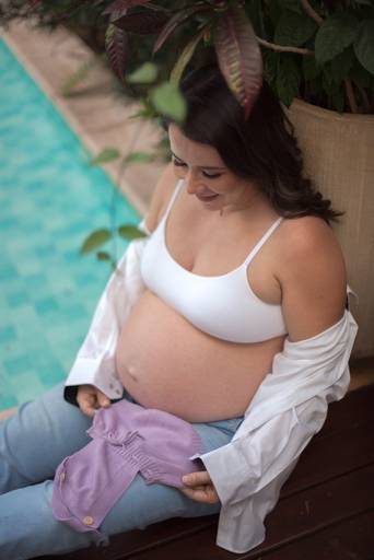 ensaio gestante estúdio