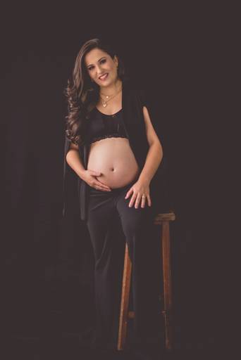 ensaio gestante estúdio