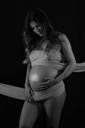 ensaio gestante estúdio