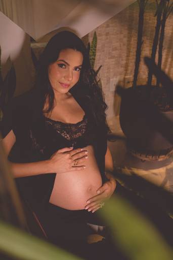 ensaio gestante estúdio