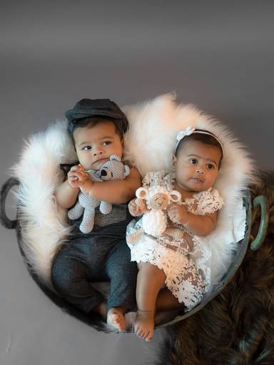 Acompanhamento 5 meses Isac e Rebeka 