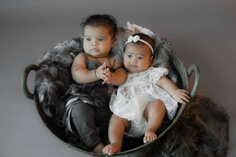 Acompanhamento 5 meses Rebeka e Isac