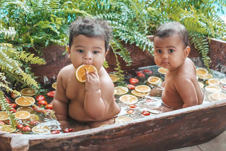 Isac e Rebeca acompanhamento 6 mees