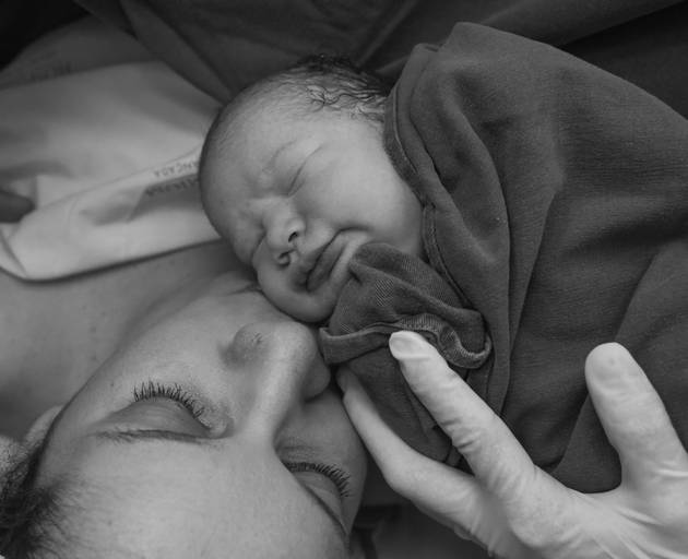 Foto de parto chegada Lais