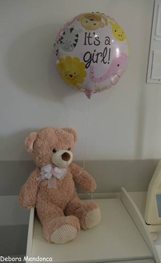 Foto parto chegada Alice