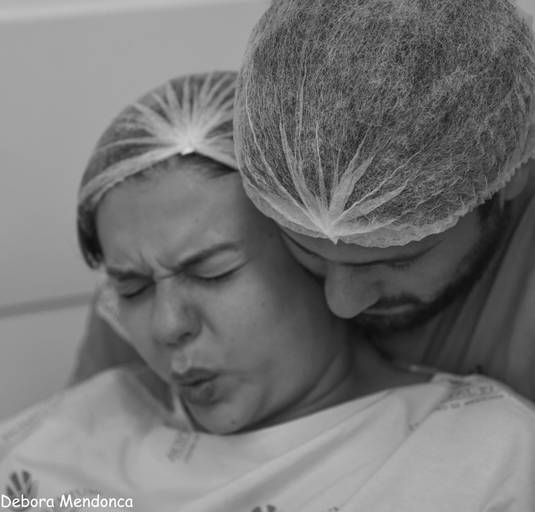 Foto de parto chegada do Enzo