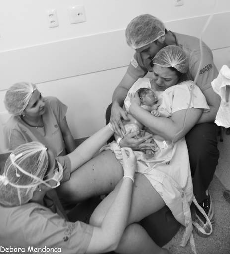 Foto de parto chegada do Enzo