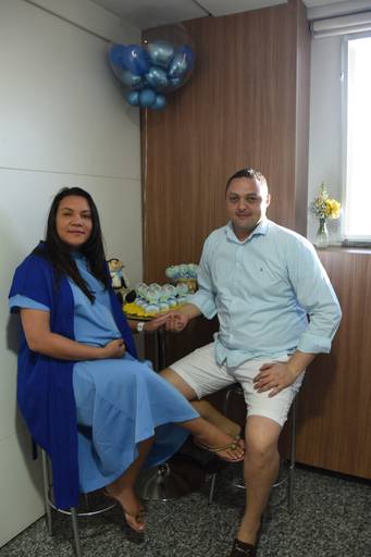 Foto de parto chegada Arthur