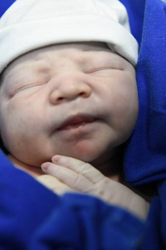 Foto de parto chegada Arthur