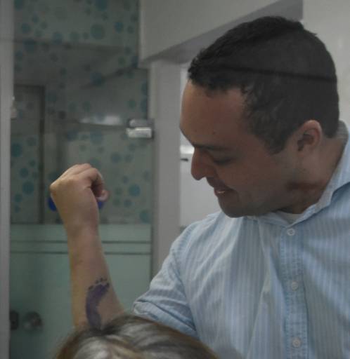 Foto de parto chegada Arthur