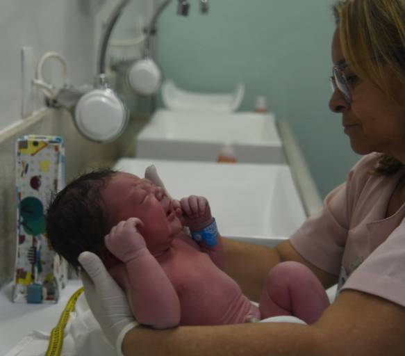 Foto de parto chegada Arthur