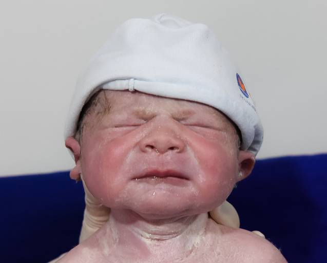 Foto de parto chegada Benjamin