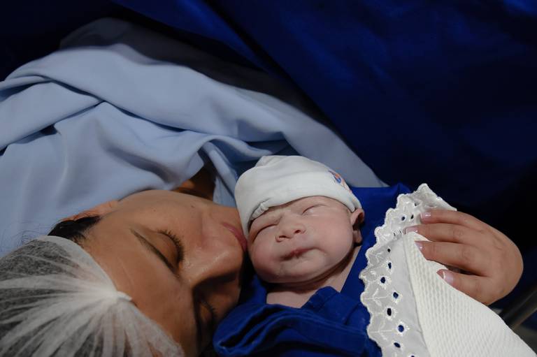 Foto de parto chegada Benjamin