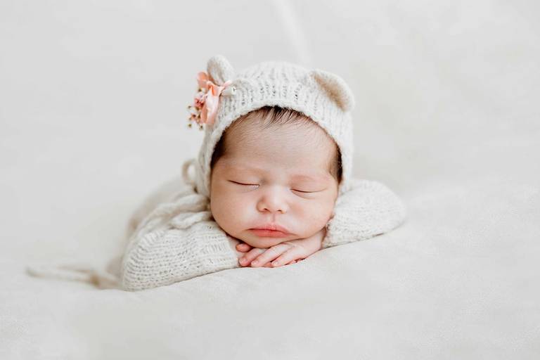 luz do sol fotografia newborn