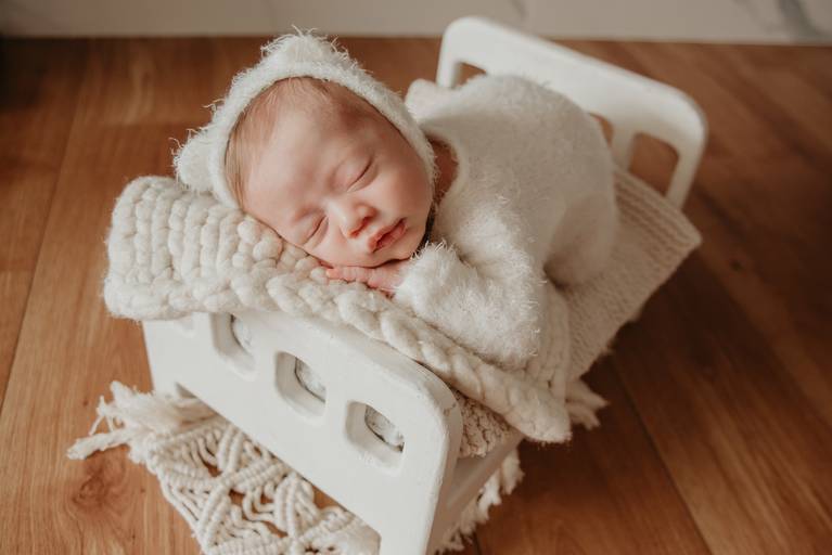 luz do sol fotografia newborn