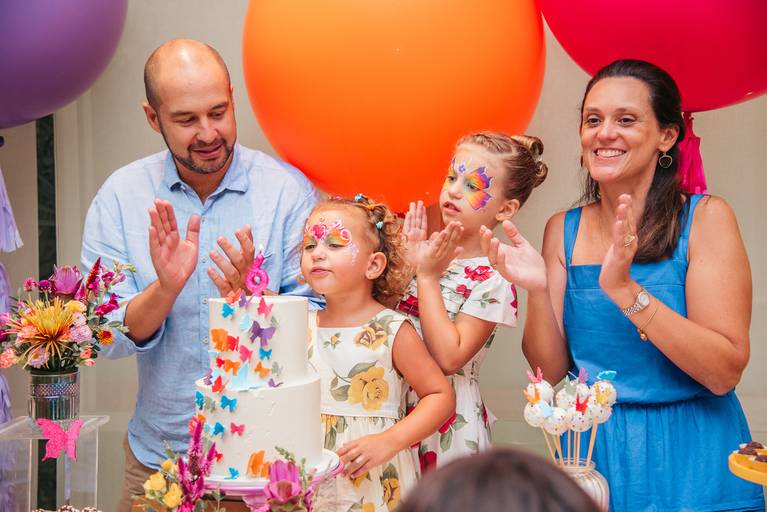 festa infantil luz do sol