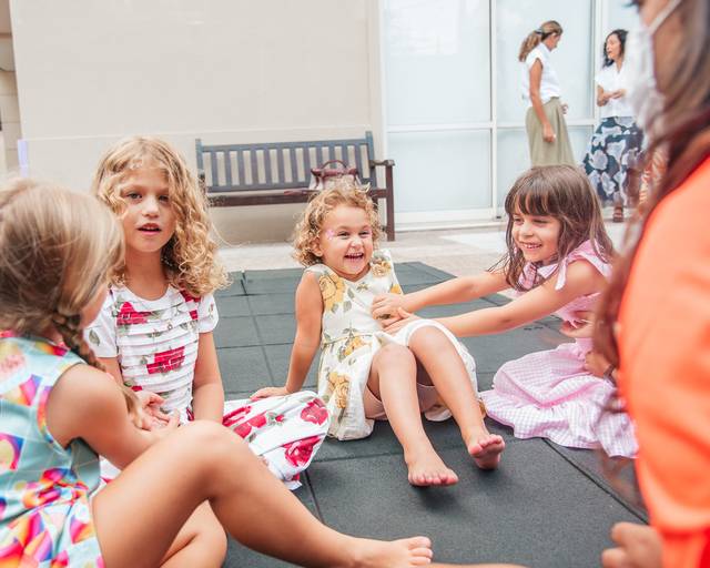 festa infantil luz do sol