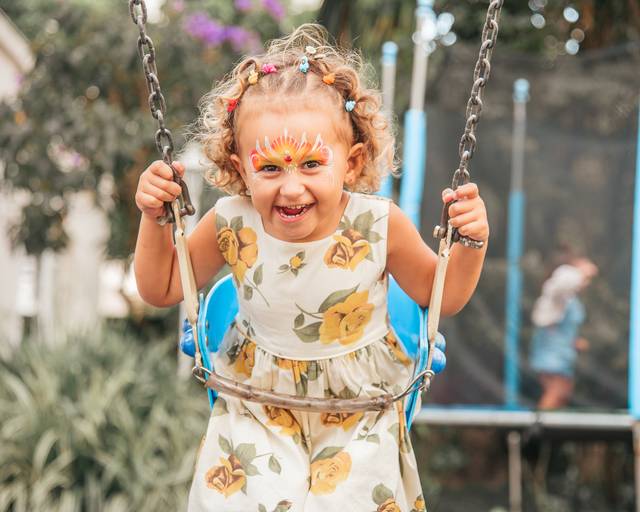 festa infantil luz do sol