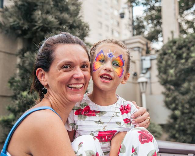 festa infantil luz do sol