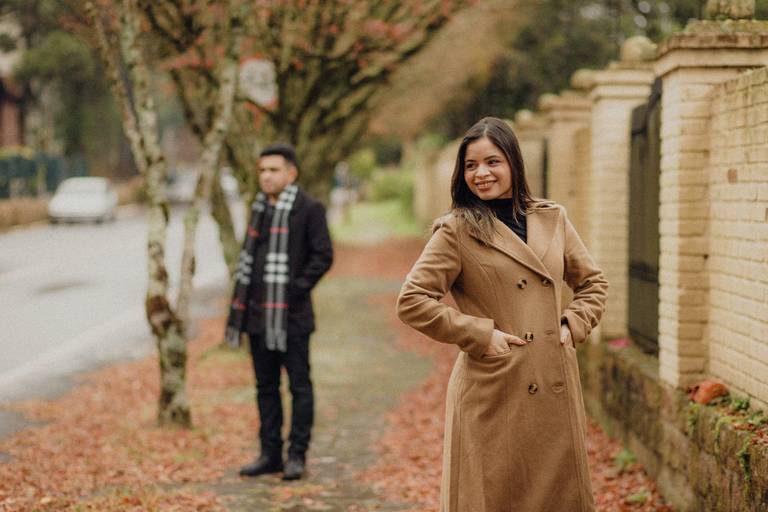 casal gramado casacos ruas para fotos inverno bodas namorados fotografo