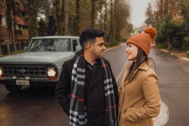 carros em gramado frio ensaio fotos gramado