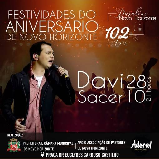 DAVI SACER - NOVO HORIZONTE-SP
